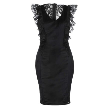 Μαύρο βελούδινο φόρεμα προσφορά Rinascimento