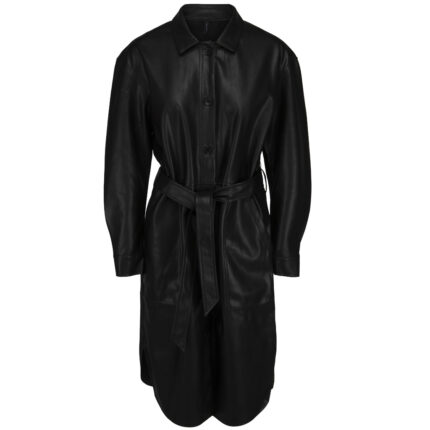 Μαύρο δερμάτινο φόρεμα Rodina Peppercorn