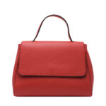 Κόκκινη γυναικεία δερμάτινη τσάντα Yiasu