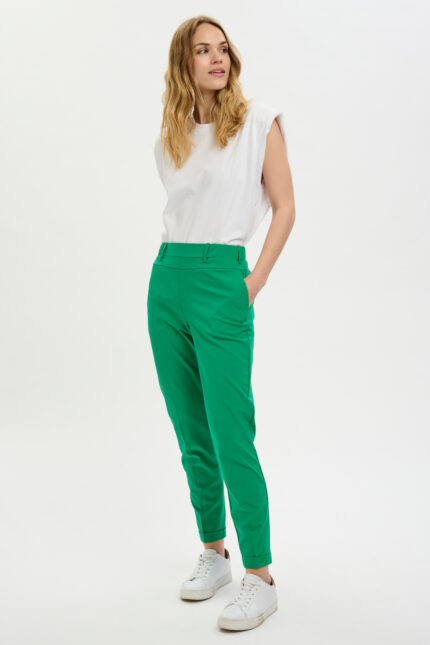 Πράσινο παντελόνι αστραγάλου Nanci Jillian Kaffe
