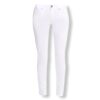 Λευκό τζιν παντελόνι με στρας Rinascimento