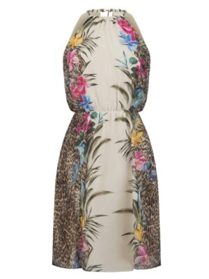 Φόρεμα με τροπικά σχέδια Jungle Rinascimento