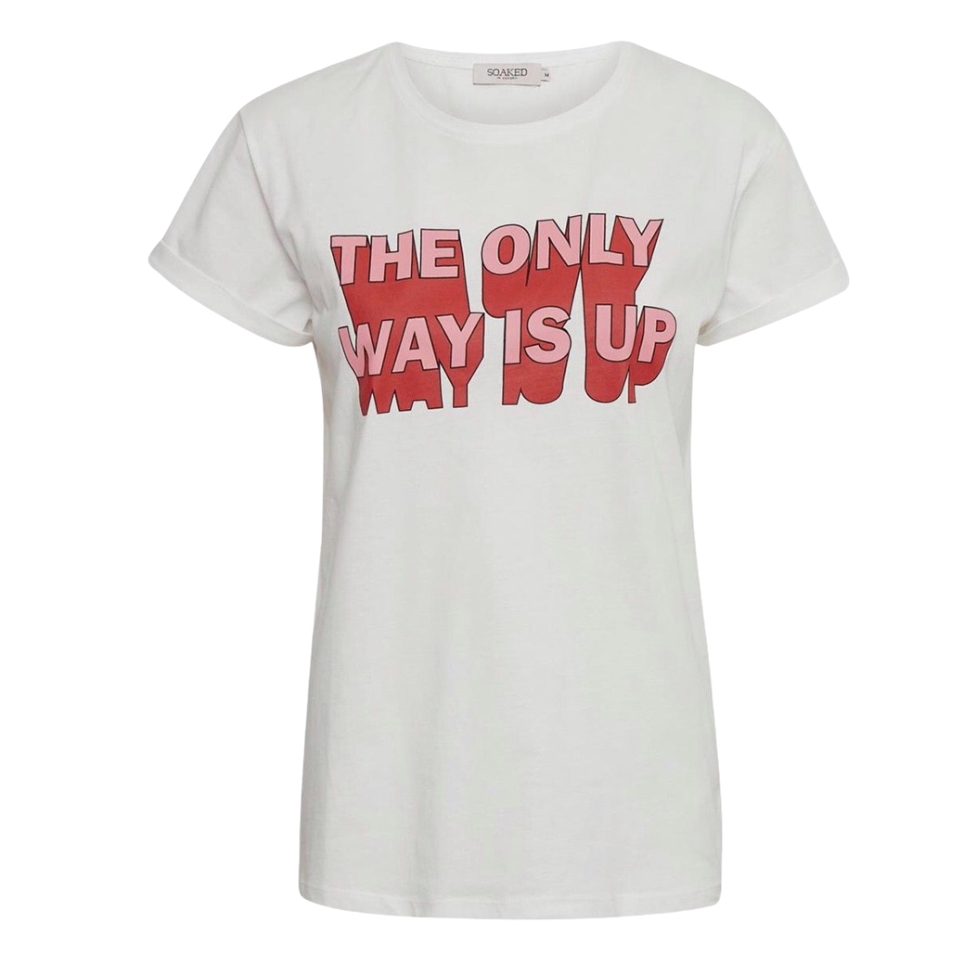 Λευκό γυναικείο t-shirt Way Soaked in Luxury