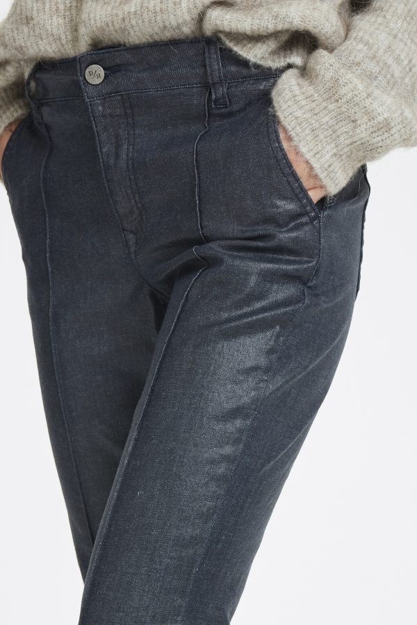 Τζιν παντελόνι cropped καμπάνα Clark Denim Hunter