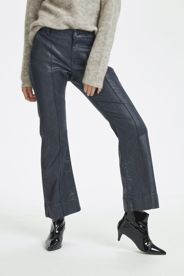 Τζιν παντελόνι cropped καμπάνα Clark Denim Hunter