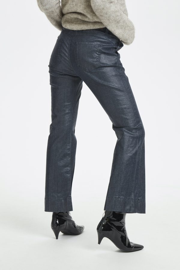 Τζιν παντελόνι cropped καμπάνα Clark Denim Hunter