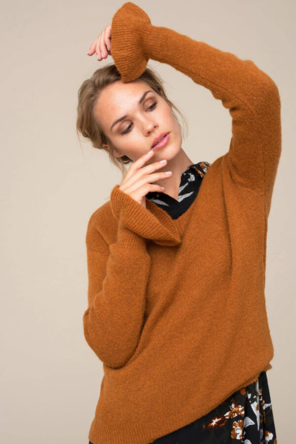 Γυναικείο ζεστό πουλόβερ Corina Kaffe