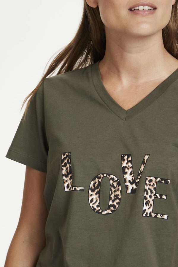 Γυναικείο βε μπλουζάκι με logo Love Kaffe