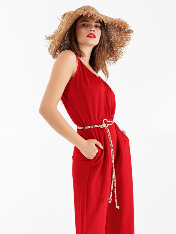 Κόκκινη ολόσωμη φόρμα Rinascimento