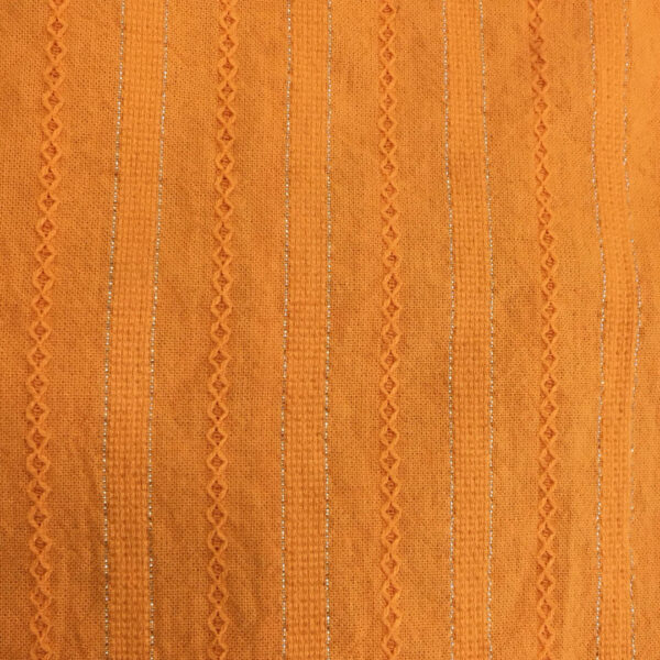Πορτοκαλί μπλούζα με βολάν Rinascimento