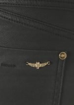 Μαύρο ψηλόμεσο στενό παντελόνι Jasmin Denim Hunter