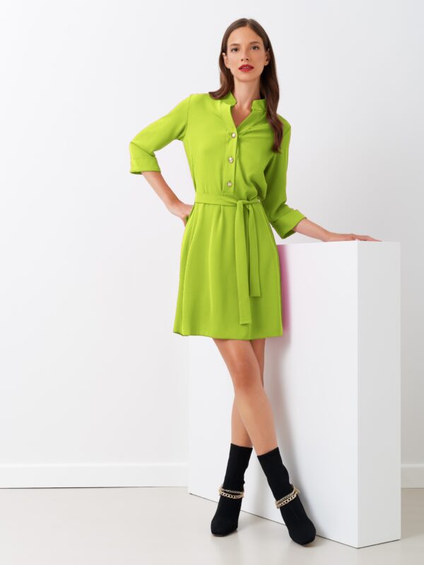 Πράσινο λάιμ φόρεμα Rinascimento