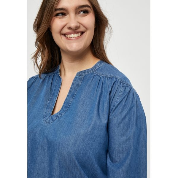 Τζιν πουκαμίσα plus size Cia Peppercorn