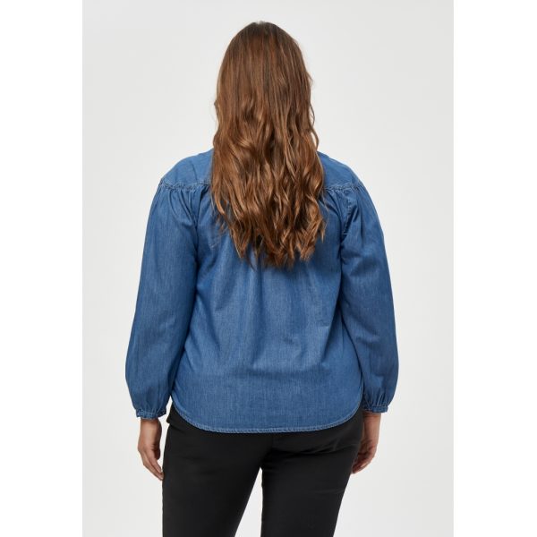 Τζιν πουκαμίσα plus size Cia Peppercorn
