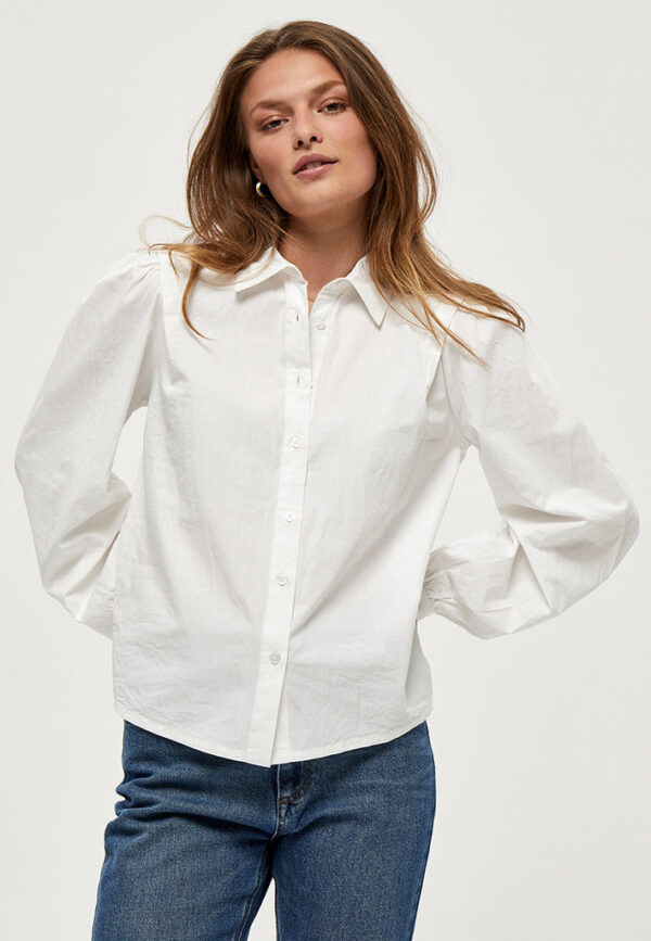 Άσπρο γυναικείο πουκάμισο Caren Peppercorn