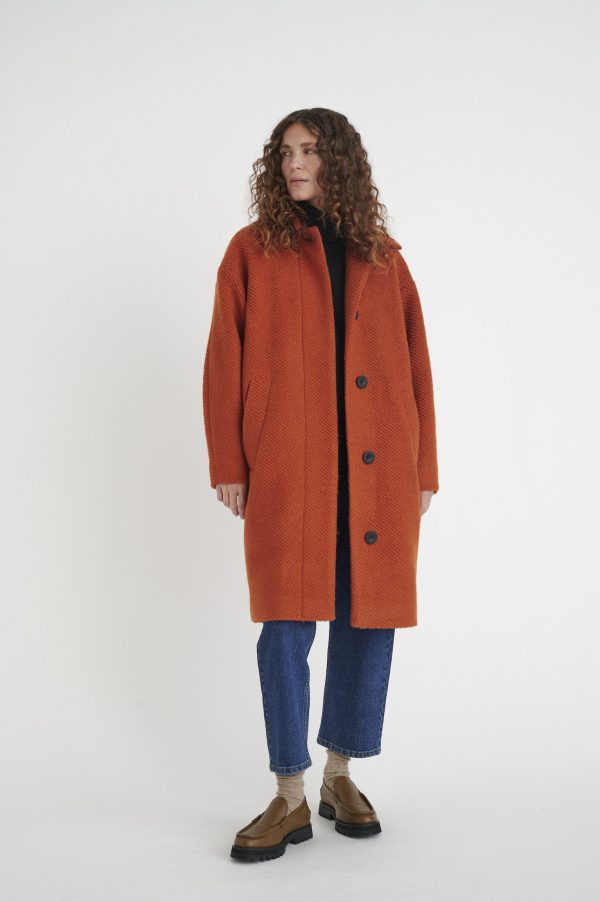 Γυναικείο oversized παλτό Miana Inwear