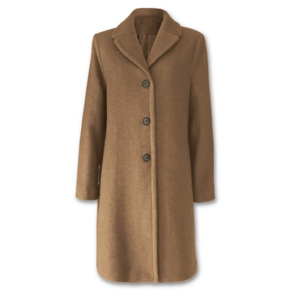 Mάλλινο παλτό plus size Kitana by Rinascimento