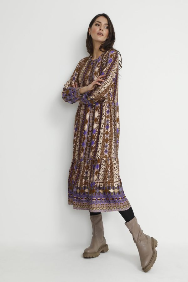 Boho φόρεμα Penelopa Cream