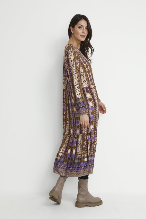Boho φόρεμα Penelopa Cream