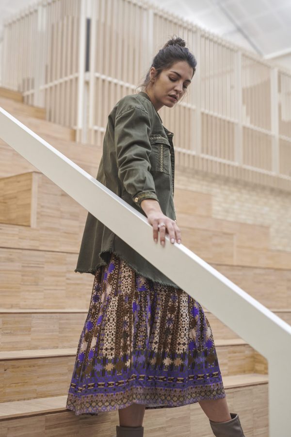 Boho φόρεμα Penelopa Cream
