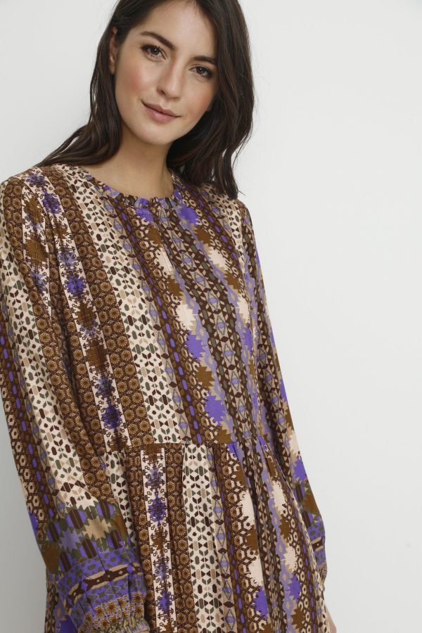 Boho φόρεμα Penelopa Cream