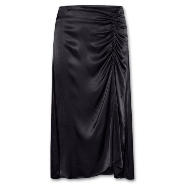 Μαύρη σατέν φούστα Verica Culture