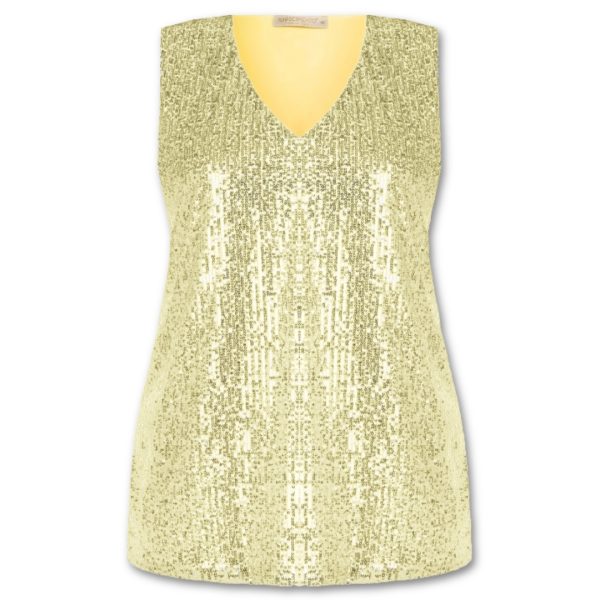 Μπλούζα παγιέτα plus size Rinascimento