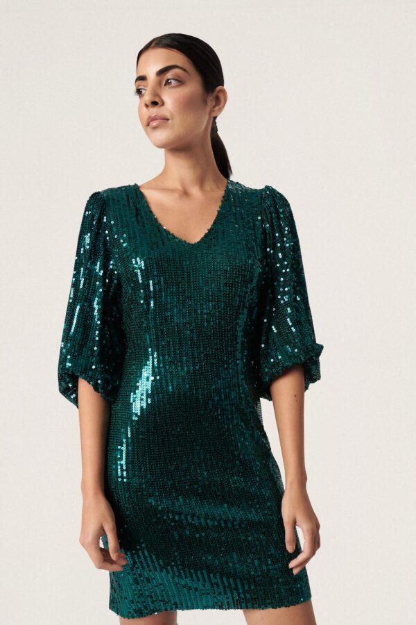 Φόρεμα παγιέτα πράσινο Gausa Soaked in Luxury