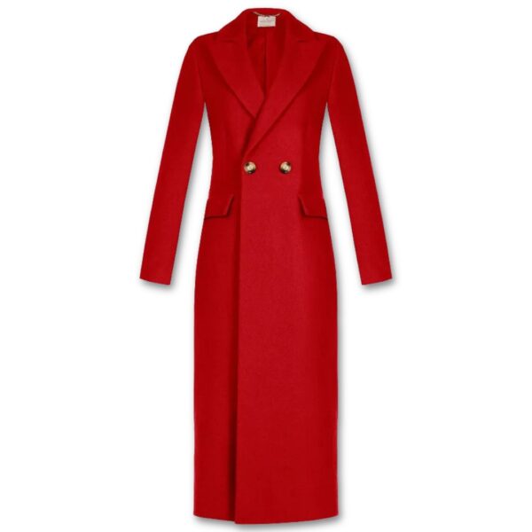 Μακρύ κόκκινο παλτό Rinascimento