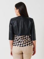 Δερμάτινο μπολερό Plus Size Rinascimento