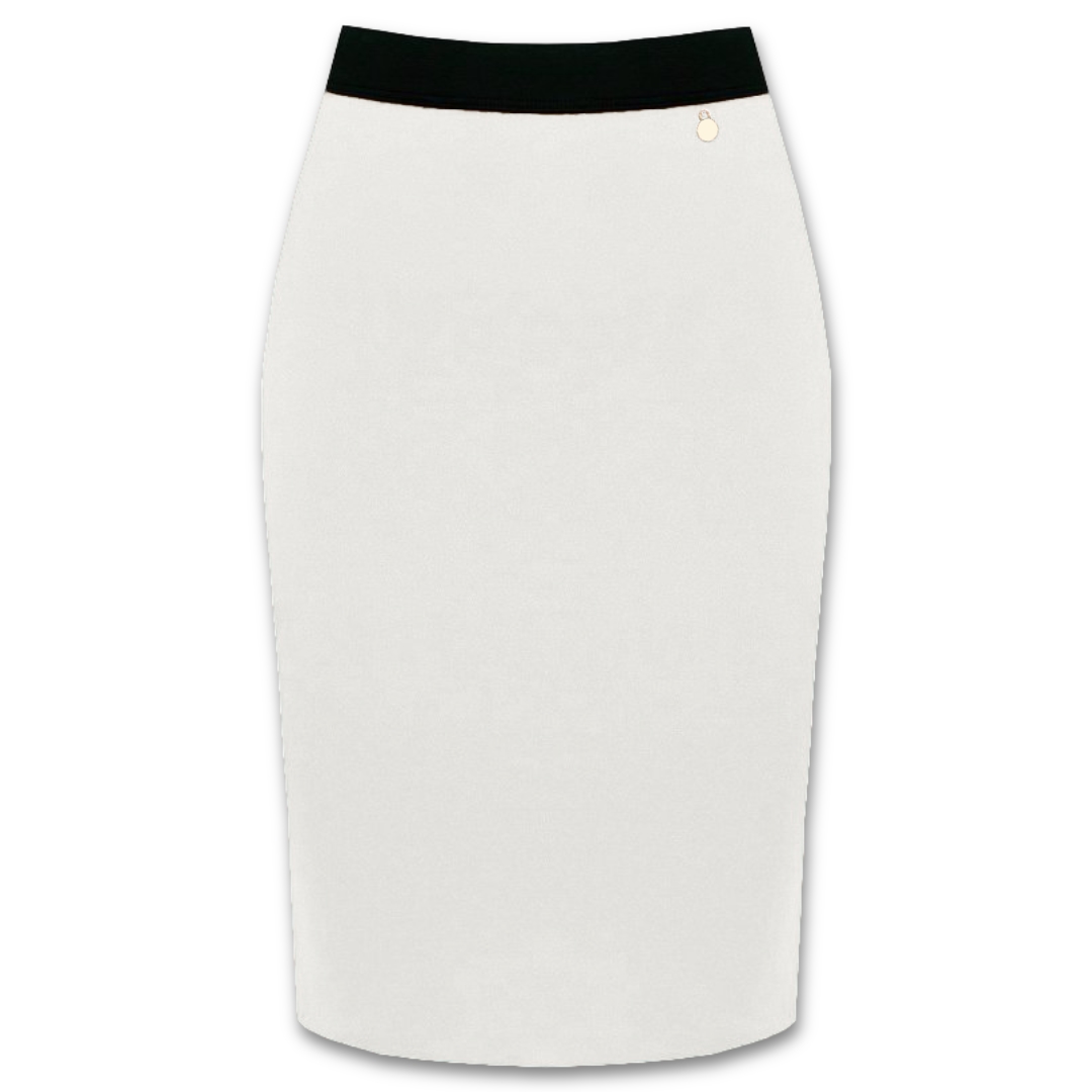 Λευκή φούστα πένσιλ Rinascimento
