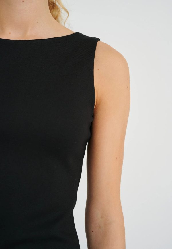 Μαύρο μίντι φόρεμα Zefine InWear