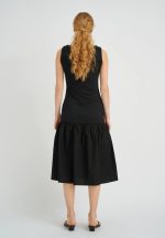 Μαύρο μίντι φόρεμα Zefine InWear