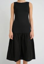 Μαύρο μίντι φόρεμα Zefine InWear