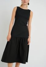 Μαύρο μίντι φόρεμα Zefine InWear