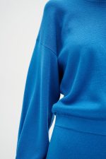 Μπλε πλεκτό φόρεμα Wanetta InWear