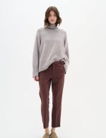 Καφέ υφασμάτινο παντελόνι Zella InWear