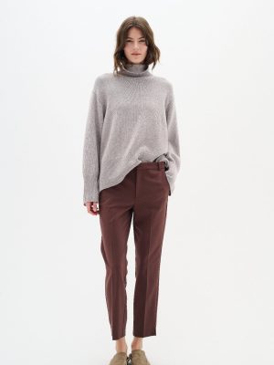 Καφέ υφασμάτινο παντελόνι Zella InWear
