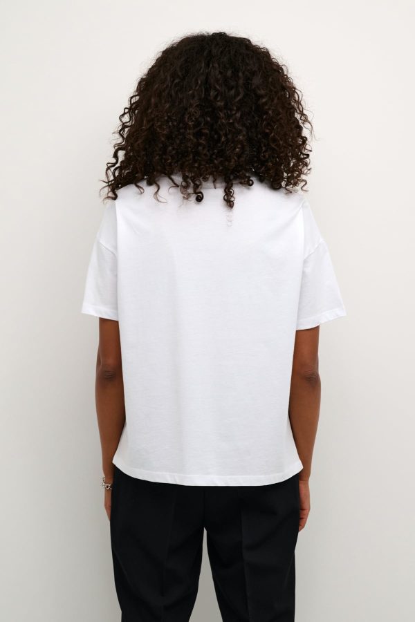 Λευκό t-shirt Molly Kaffe