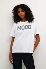 Λευκό t-shirt Molly Kaffe