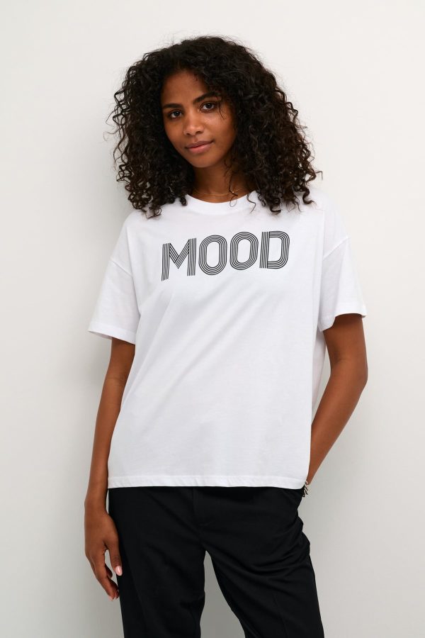 Λευκό t-shirt Molly Kaffe