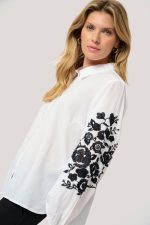 Λευκό πουκάμισο με κέντημα Daphne Cream