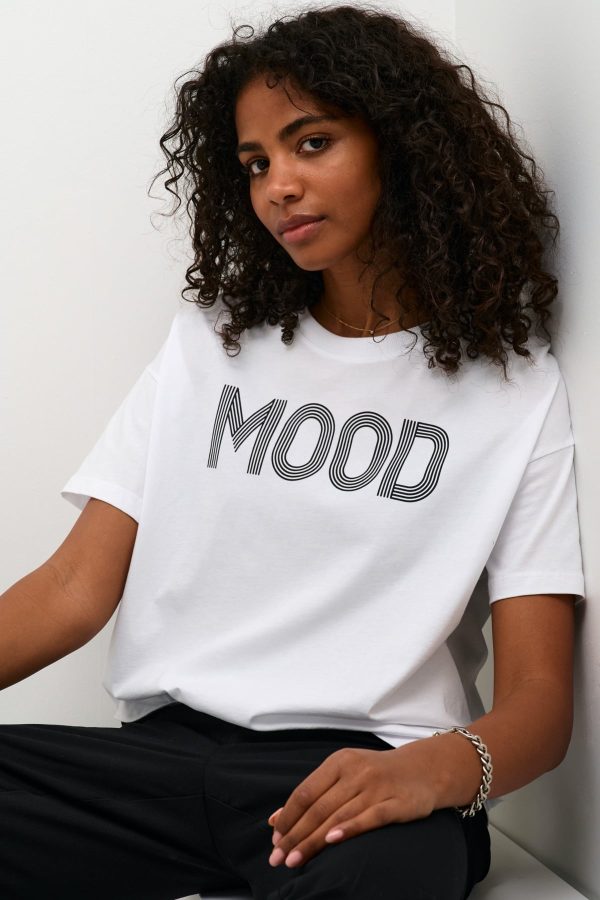 Λευκό t-shirt Molly Kaffe