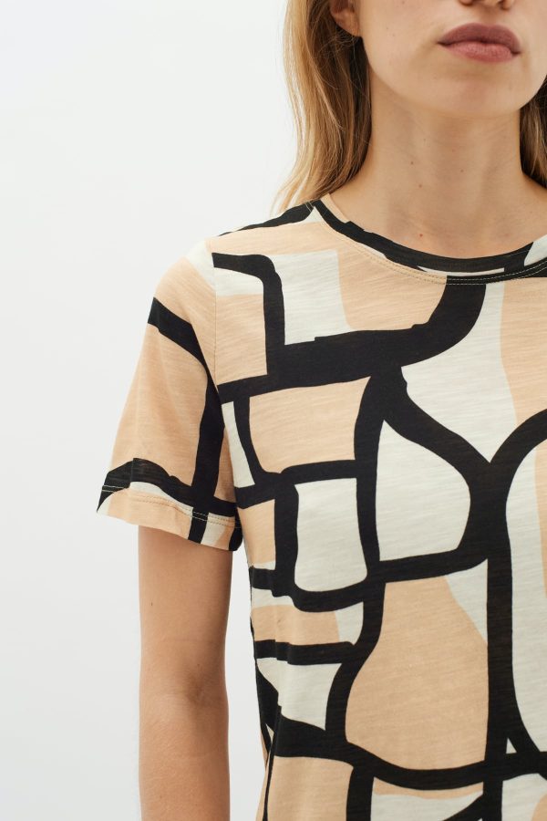 Εμπριμέ t-shirt Alma InWear