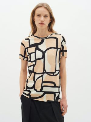 Εμπριμέ t-shirt Alma InWear