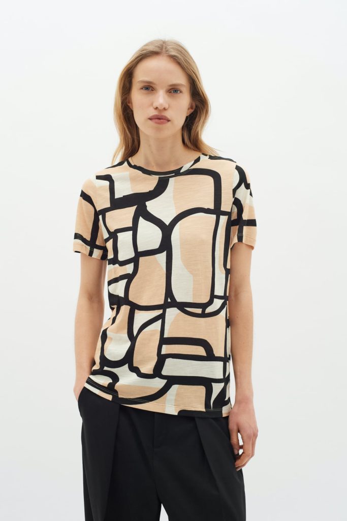 Εμπριμέ t-shirt Alma InWear