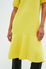 Κίτρινο κοντομάνικο φόρεμα Varena InWear