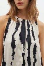 Ασπρόμαυρο μακρύ φόρεμα Jenny InWear