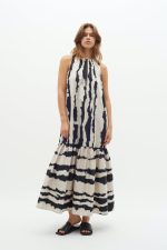 Ασπρόμαυρο μακρύ φόρεμα Jenny InWear