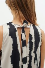 Ασπρόμαυρο μακρύ φόρεμα Jenny InWear